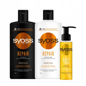 Syoss Repair Szampon Odżywka Elixir do Włosów