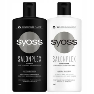 Syoss Salonplex Szampon Odżywka Włosy Zniszczone