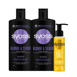 Syoss Blond Szampon do włosów Blond x 2 + Elixir