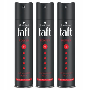 Taft Power Lakier do Włosów Zestaw 3x250ml