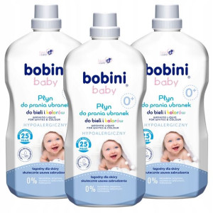 Bobini Płyn do Prania Ubranek dla Dzieci 1,8L x3