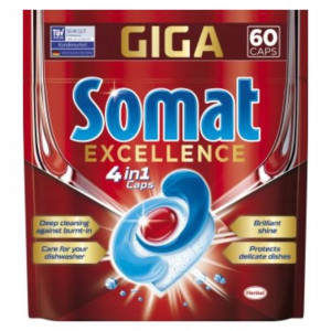 Somat Excellence Tabletki Zmywarki 4w1 60szt