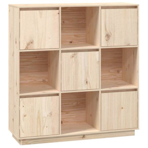 Szafka, 110,5x35x117 cm, lite drewno sosnowe