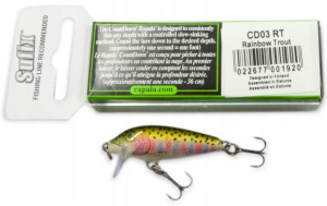 NA OKONIA ! WOBLER CountDown Rapala # 3CM/4G 0,9M