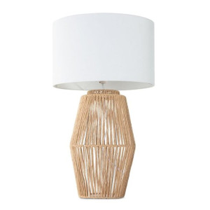 Lampa Dekoracyjna Glamour 40x69cm Biała