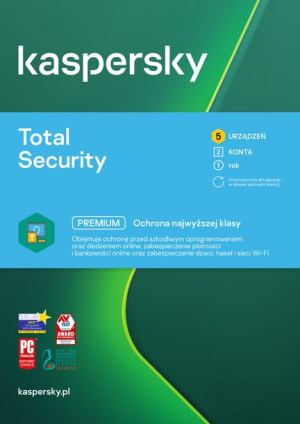 Kaspersky Total Security PL 1 rok 5D/1Y kontynuacja