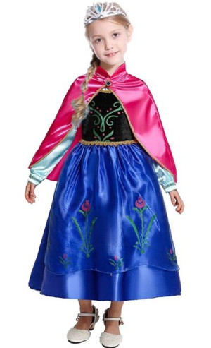 Strój Anna Frozen - sukienka - 98-104