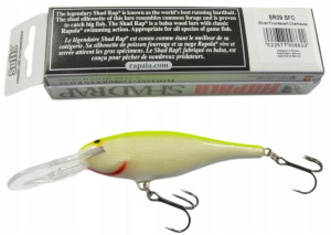 Wobler Rapala SHAD RAP NA SZCZCZUPAKA 9cm/15g 4,5M