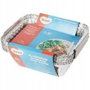 Aluminiowe pojemniki Piekarnik 1,5L Dumil 5 Szt