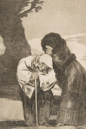 Plakat 20x30 Płyta 28 z 'Los Caprichos': Hush, Goya