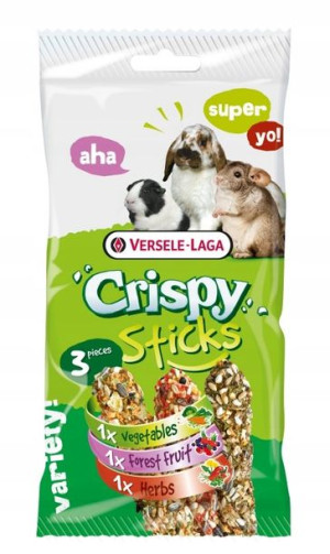 VL-Crispy Sticks Triple Variety Pack 165g, 3 kolby