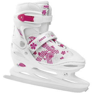 Łyżwy roces jokey ice 3.0 girl biało-różowe 450708 01