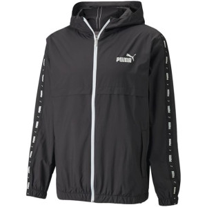 Kurtka męska puma ess+tape windbreaker czarna 847477 01