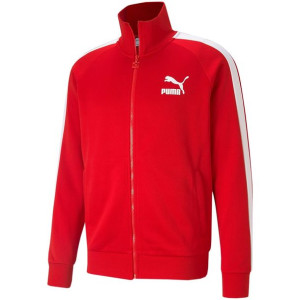 Bluza męska puma iconic t7 czerwona 530094 11