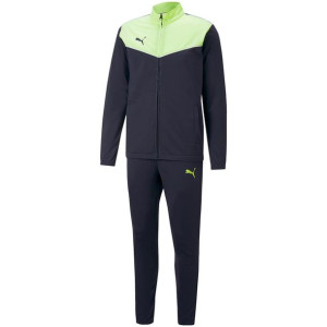 Dres męski puma individualrise tracksuit czarno-zielony 657534 47
