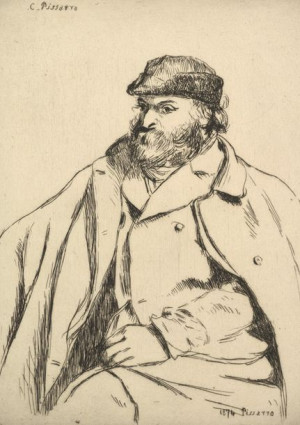 Plakat 21x29,7 Portret Paula Cézanne'a, Camille Pissarro