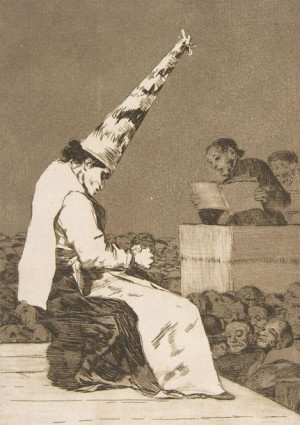 Plakat 21x29,7 Płyta 23 z 'Los Caprichos': Te drobinki pyłu, Goya
