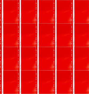 Skoroszyt plastikowy oczkowy Ofi Standard twardy A4 PVC do 200 kartek x20