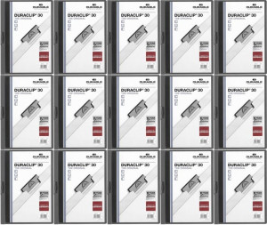 Skoroszyt plastikowy z klipsem Durable Duraclip A4 do 30 kartek x15