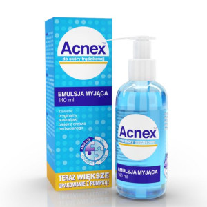 ACNEX Emulsja myjąca 140ml DO SKÓRY TRĄDZIKOWEJ