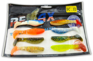 K.8 Relax Kopyto # 8cm Guma Na Szczupaka - 8szt