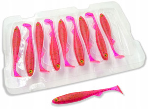 NSL1295 GUMA Fox Rage Slick Shad NA SANDACZA # 9cm