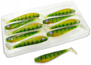 NZS010 GUMA Fox Rage PRO ZANDER Shad # 10cm