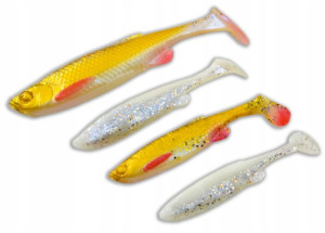 Sandacz KOMPLET ! SAVAGE GUMA FAT T-TAIL # 4szt