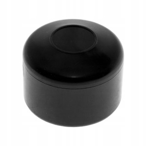 Kapturki daszki na słupek 42 mm czarne 100 szt.