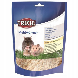 Suszone larwy mączniki mącznika dla gryzoni 70g