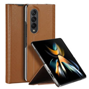 Dux Ducis Bril etui Samsung Galaxy Z Fold4 z klapką portfel podstawka brązo