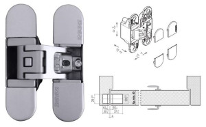 ZAWIAS WPUSZCZANY KUBICA K6700 Koblenz Chrom mat