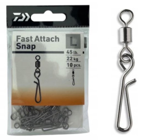 Daiwa Agrafki Z Krętlikiem Fast Attach Roz.l-22kg