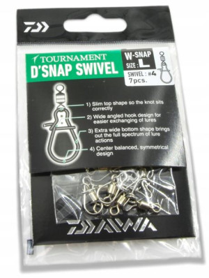 Daiwa Agrafki Z Krętlikiem Tournament # [ L ]