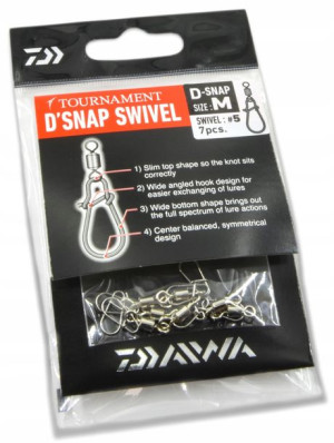 Daiwa Agrafki Z Krętlikiem Tournament # [ M ]