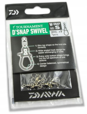 Daiwa Agrafki Z Krętlikiem Tournament # [ S ]