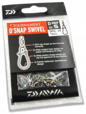 Daiwa Agrafki Z Krętlikiem Tournament # [ S ]