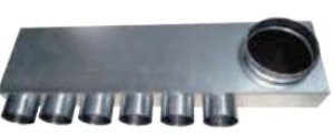 PREMIUM L/R 6 6x75/160mm Skrzynka rozdzielacz puszka ocynkowana