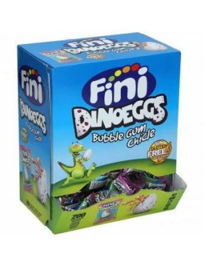 Guma do żucia FINI DINOEGGS Bubble Gum Chicle 200 sztuk 1000g