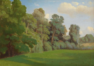 Plakat 42x29,7 Edge of a Wood Théodore Caruelle d'Aligny