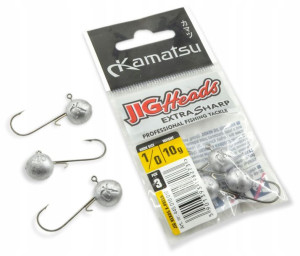 Główka jigowa Kamatsu X-Press [1/0 - 10g] - 3sztuki