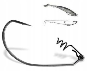 VMC Haki DROP SHOT ze spiralą NR.1 FINESS SWIMBAIT