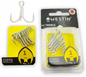 W-Treble 4X-TN KOTWICA KOTWICE 5szt. Nr#1 MOCNA !