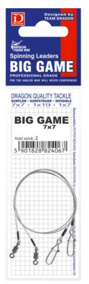 Przypon Dragon Big Game Surfstrand - [30kg/40cm]