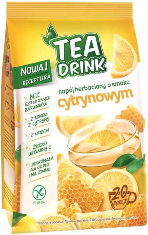 Napój herbaciany cytrynowy Bezglutenowy 300 g Tea Drink Celiko - granulowan