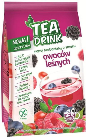 Napój herbaciany owoce leśne Bezglutenowy 300 g Tea Drink Celiko - granulow