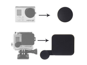 Dekielek zaślepka GoPro Hero 3+ 4 BLACK SILVER