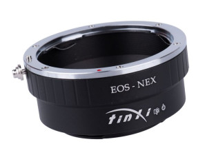 ADAPTER redukcja SONY NEX E-MOUNT na CANON EOS EF