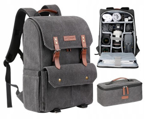 Plecak Na Aparat + Torba Styl Vintage Casual Retro