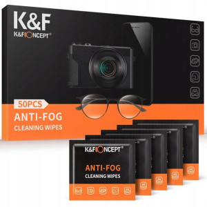 Chusteczki do czyszczenia aparatów/soczewek/okularów/gogli 50 szt